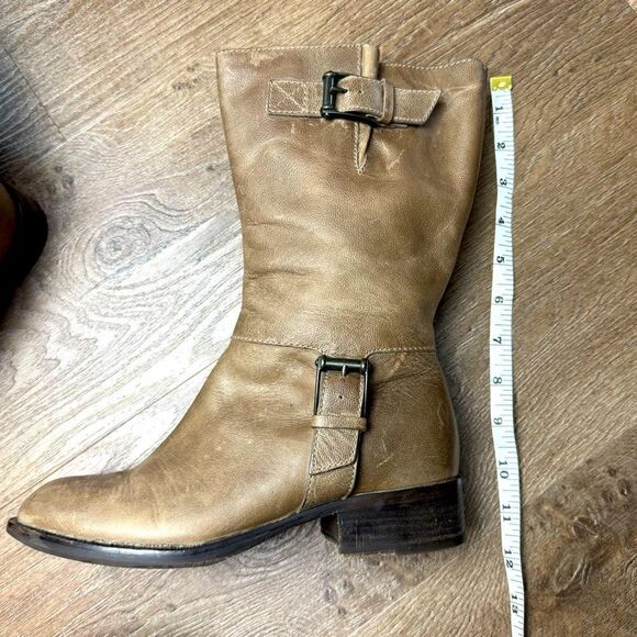 Cole Haan | Air Leora Mid‎ Calf Leather Boots Sz 6.5 Pull On - Picture 4 of 9